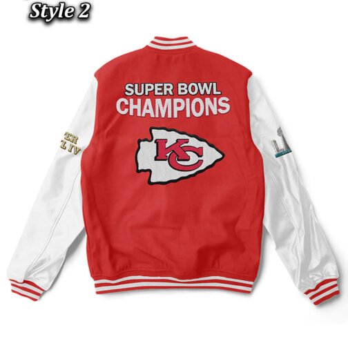 Kansas City Chiefs Super Bowl Champions Red/White Jacket - Image 4