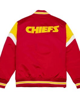 Kansas City Chiefs Red Heavyweight Satin Jacket