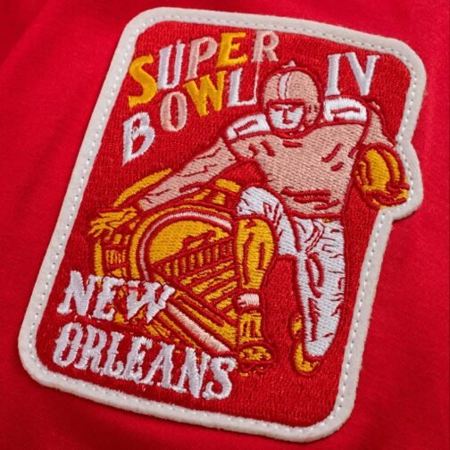 Kansas City Chiefs Red Satin Windbreaker - Image 4