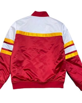 Red/White Kansas City Chiefs Special Script Heavyweight Satin Jacket