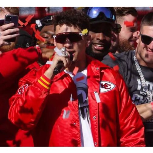 Patrick Mahomes Super Bowl LVIII Kansas City Chiefs Jacket - Image 15