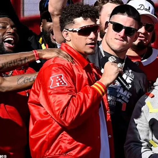 Patrick Mahomes Super Bowl LVIII Kansas City Chiefs Jacket - Image 16