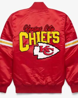 Kansas City Chiefs Super Bowl Red Satin Jacket