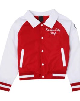 Kansas City Chiefs Red and White Throwback Jacket