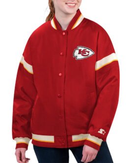 Kansas City Chiefs Tournament Red Varsity Jacket