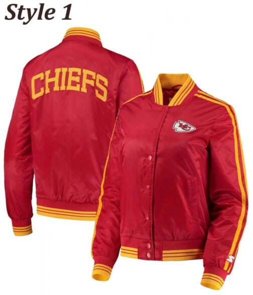 Kansas City Chiefs Starter Red Jacket - Image 4