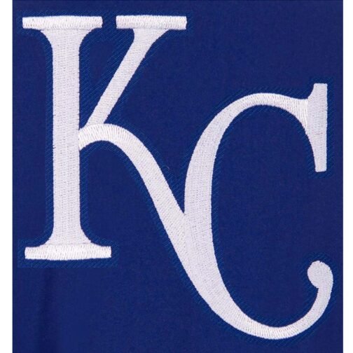Kansas City Royals Accent Varsity Royal Wool Jacket - Image 2