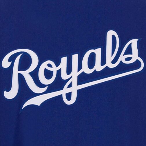 Kansas City Royals Accent Varsity Royal Wool Jacket - Image 4