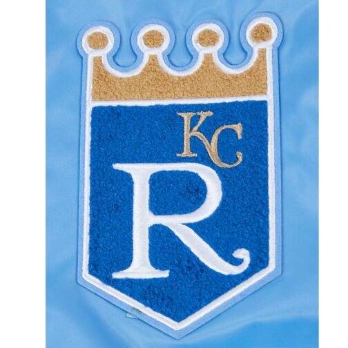 Kansas City Royals Retro Classic Rib Satin Jacket - Image 9