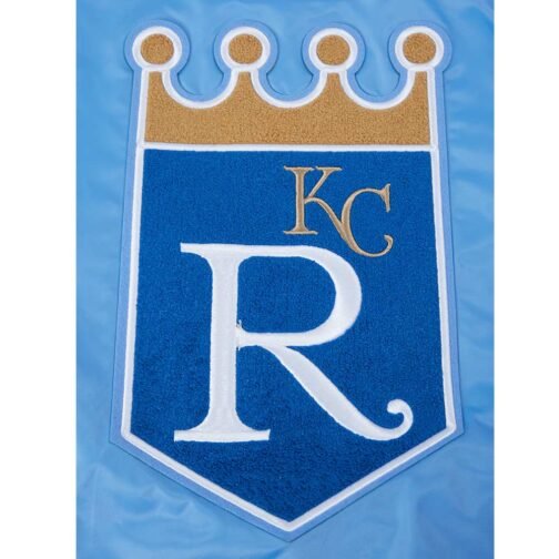 Kansas City Royals Retro Classic Rib Satin Jacket - Image 11