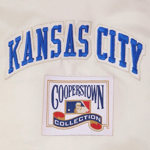 Kansas City Royals Retro Classic Rib Satin Jacket - Image 14