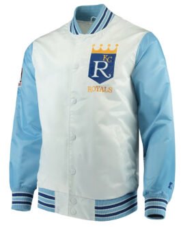 The Legend Kansas City Royals White and Blue Jacket