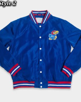 Script Kansas Jayhawks Royal Jacket