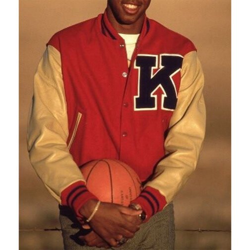 Kansas Jayhawks Red Letterman Jacket - Image 3
