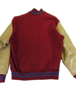 Kansas Jayhawks Red Letterman Jacket