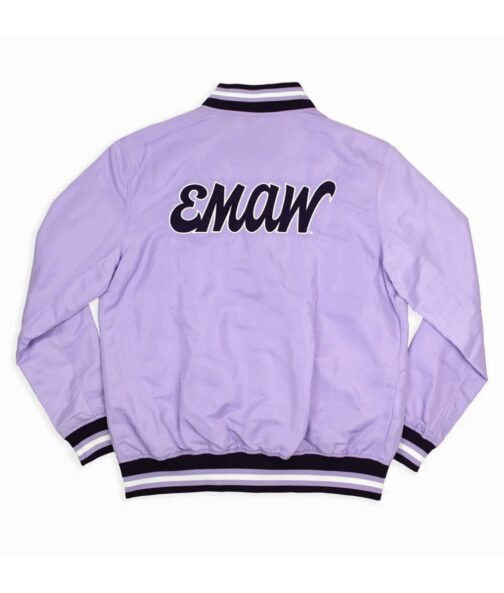 Kansas State Script Retro Bomber Jacket - Image 2