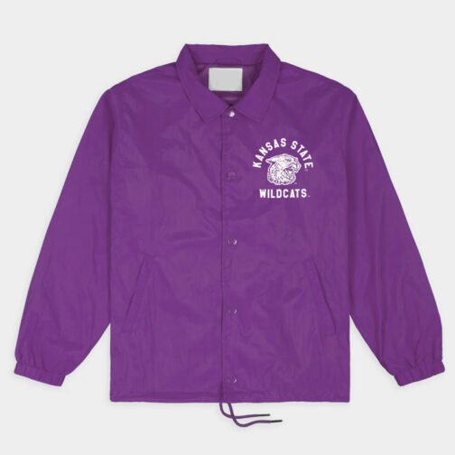 Kansas State Wildcats Roaring Logo Coaches Jacket