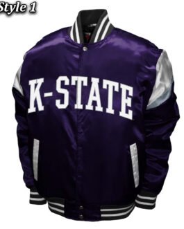 Kansas State Wildcats Power Purple Satin Jacket