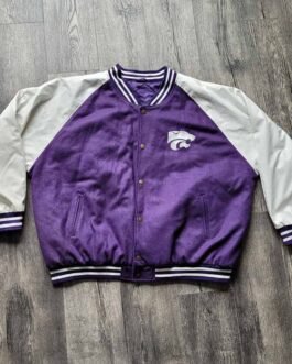 Kansas State Wildcats Varsity Purple and White Jacket