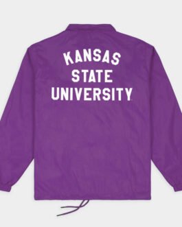 Kansas State Wildcats Roaring Logo Coaches Jacket