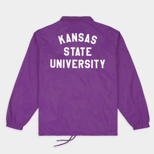 Kansas State Wildcats Roaring Logo Coaches Jacket - Image 2