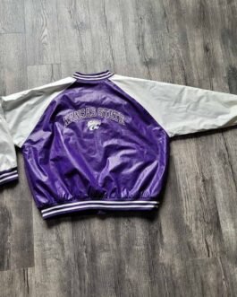Kansas State Wildcats Varsity Purple and White Jacket