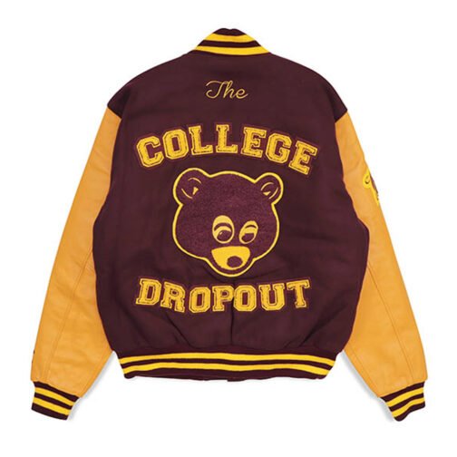 Kanye West The College Dropout Letterman Jacket - Image 2