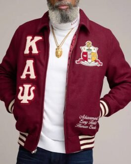 Kappa Alpha PSI Varsity Maroon Wool Jacket