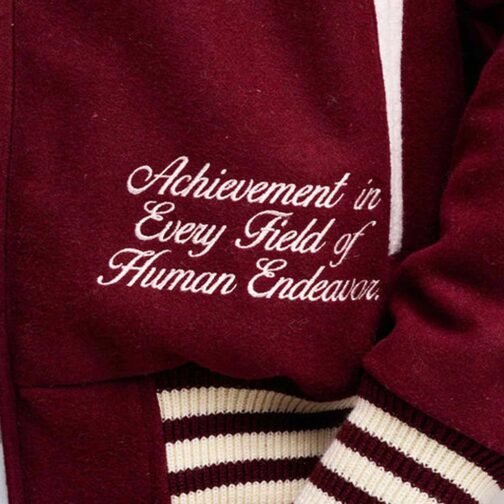 Kappa Alpha PSI Varsity Maroon Wool Jacket - Image 3