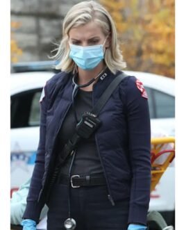 Chicago Fire Kara Killmer Bomber Blue Jacket