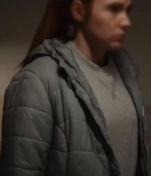 Dual Karen Gillan Puffer Blue Jacket - Image 6