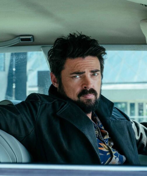 The Boys Karl Urban Black Coat - Image 14