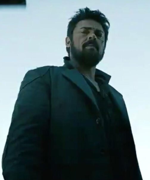 The Boys Karl Urban Black Coat - Image 13
