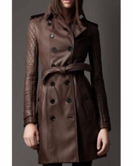 Castle Kate Beckett Double Breasted Leather Coat