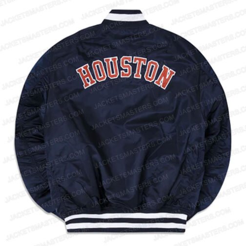 Kate Upton Houston Astros World Series 2022 Blue Jacket - Image 4