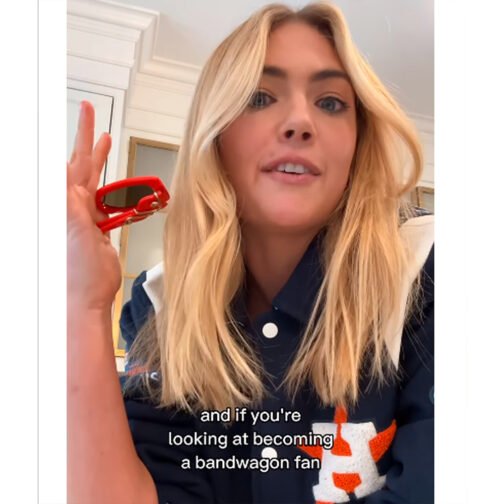 Houston Astros Kate Upton Varsity Jacket - Image 11
