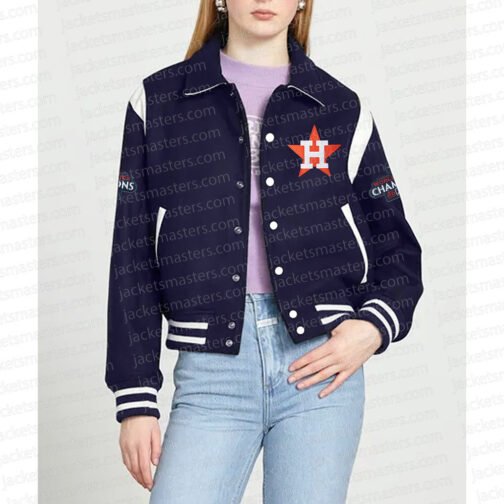 Houston Astros Kate Upton Varsity Jacket