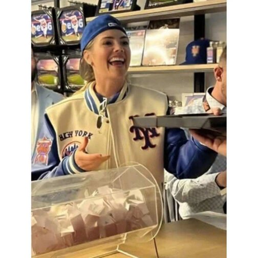 New York Mets Kate Upton Varsity Jacket - Image 12