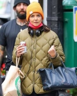 Rare Objects Katie Holmes Green Jacket