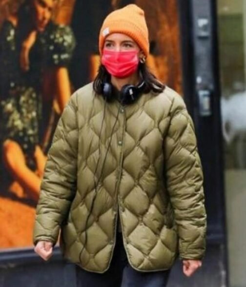 Rare Objects Katie Holmes Green Jacket - Image 5