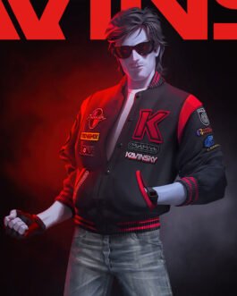 Kavinsky Reborn Varsity Jacket