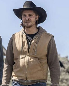 Yellowstone Luke Grimes Brown Vest