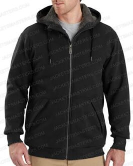 Luke Grimes Yellowstone Season 04 Shearling Hoodie