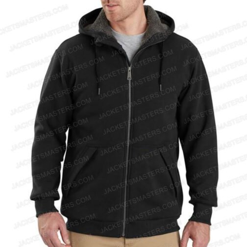Luke Grimes Yellowstone Season 04 Shearling Hoodie