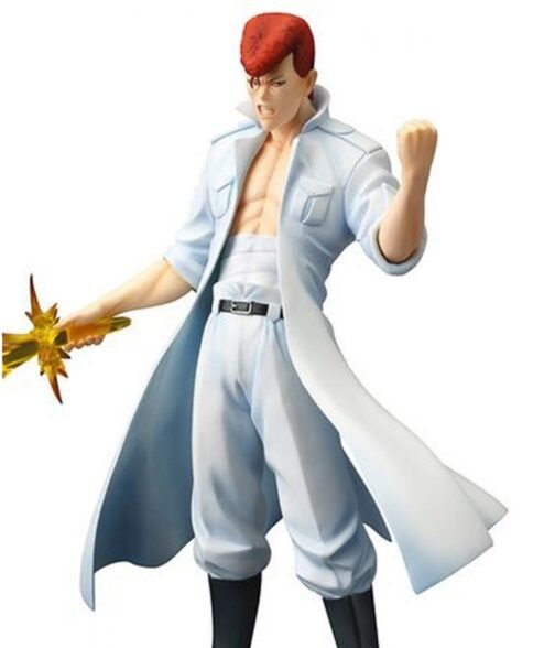 Kazuma Kuwabara Yu Yu Hakusho Cotton White Coat - Image 8