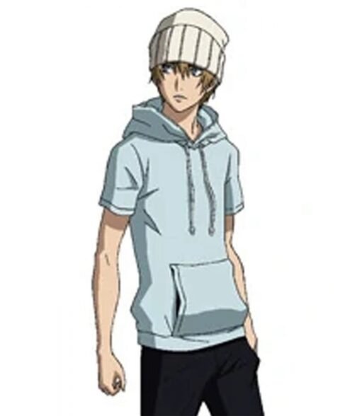 Kazuma Mikura Air Gear Pullover Gray/Blue Hoodie - Image 2