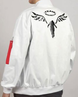 Team Walhalla Tokyo Revengers Bomber White Jacket