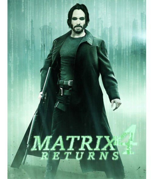 Keanu Reeves The Matrix 4 Coat - Image 2