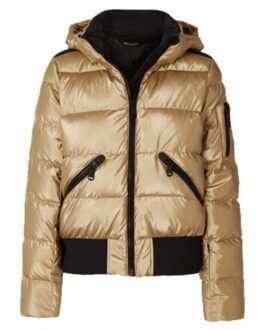 Juno Temple Ted Lasso Puffer Jacket Hooded