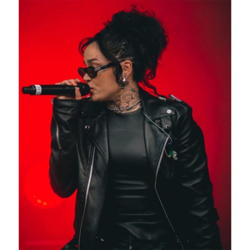 Kehlani Dreamville Festival Leather Jacket - Image 6